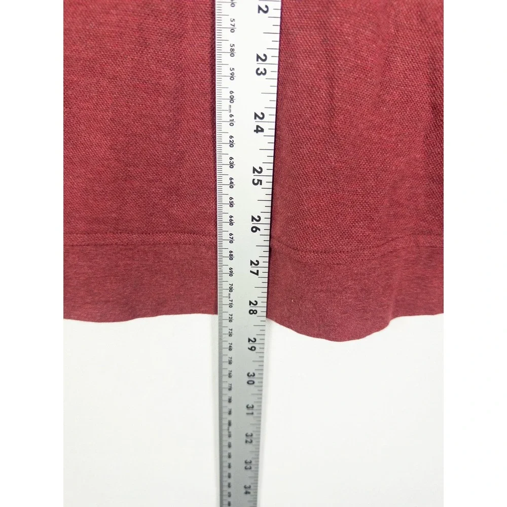 Peter Millar Quarter Zip Pullover Mens M Burgundy Modal Blend Country Club Golf
